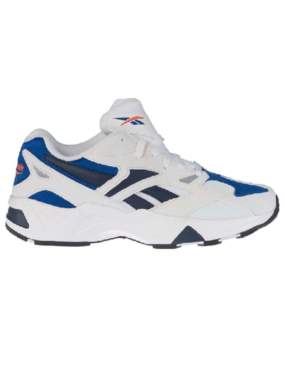 Shop Reebok Running Sneakers In White/royal/fiery Orange