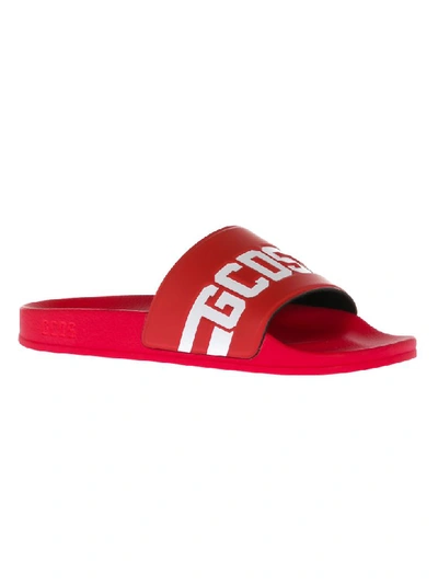 Shop Gcds Logo Sliders In Red/white