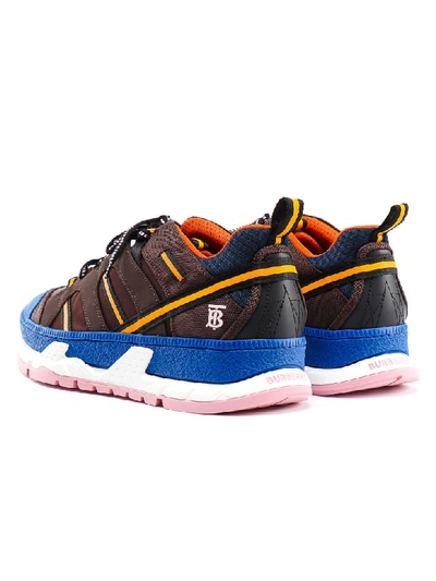 Shop Burberry Rs5 Sneaker In Coffee/blue