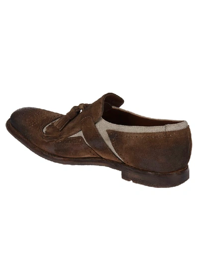 Shop Church's Tassel Derby Shoes In Brown