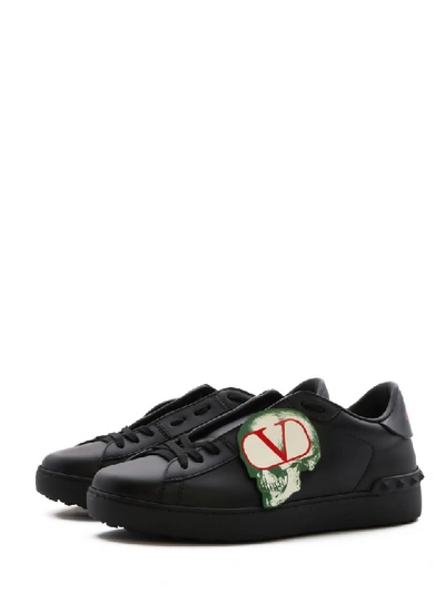 Shop Valentino Sneaker Open Undercover In Black