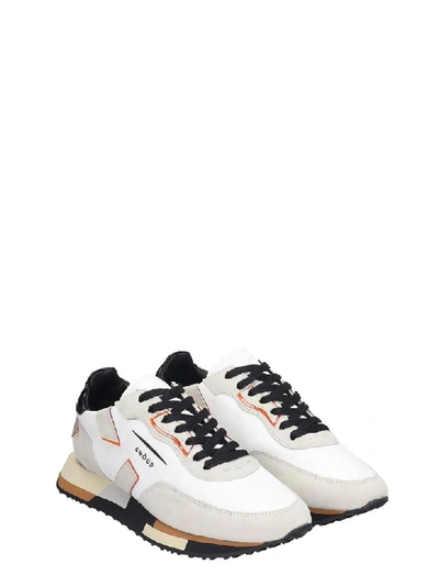 Shop Ghoud Rush Sneakers In White Suede And Leather