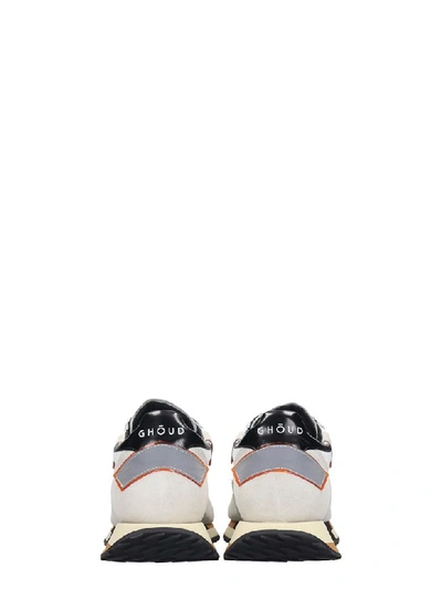 Shop Ghoud Rush Sneakers In White Suede And Leather