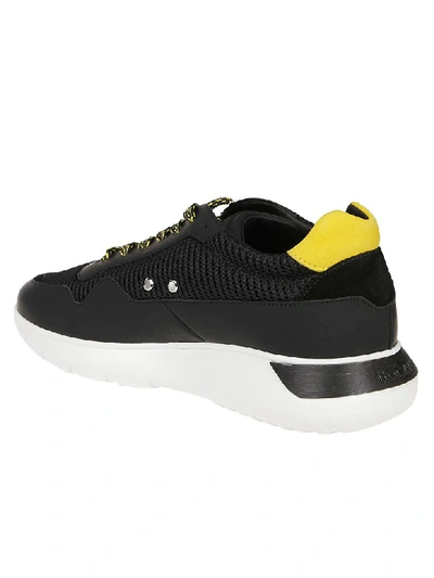 Shop Hogan Interactive3 Sneaker In E Nero/giallo Flash