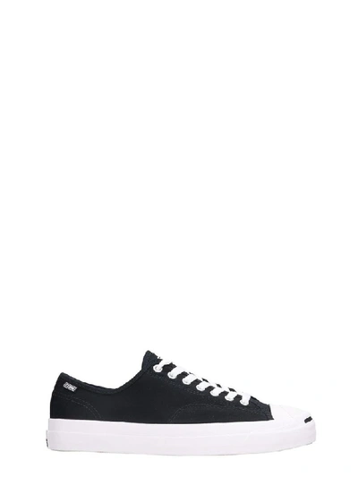 Shop Converse Jack Purcell Pr Sneakers In Black Tech/synthetic