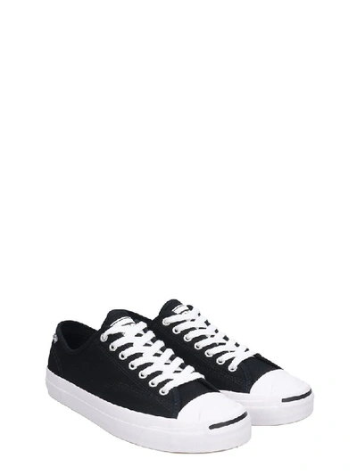 Shop Converse Jack Purcell Pr Sneakers In Black Tech/synthetic