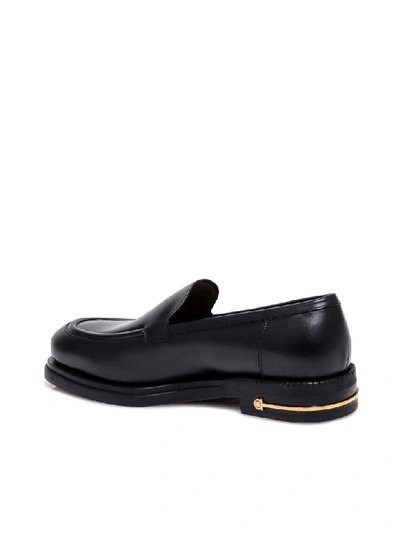 Shop Ferragamo Teeth Loafer In Black