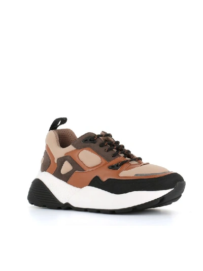 Shop Stella Mccartney Sneakers Eclypse In Beige