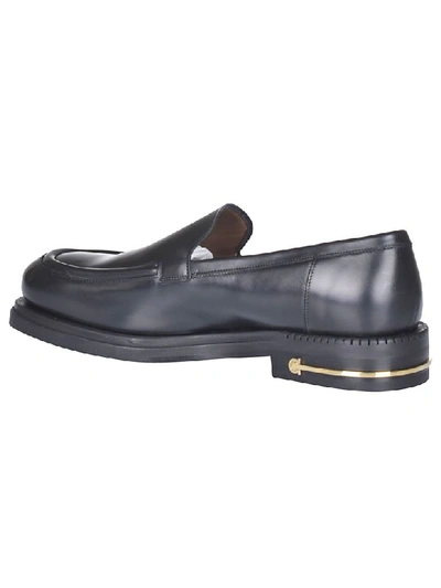 Shop Ferragamo Teeth3 Loafers In Nero