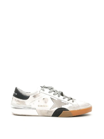 Shop Golden Goose Superstar Sneakers In White Multi Foxing Penstar (white)