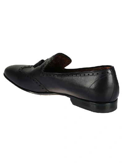 Shop A.testoni Tassel Loafers In Black