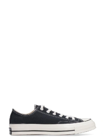 Shop Converse Canvas Low-top Sneakers In Black