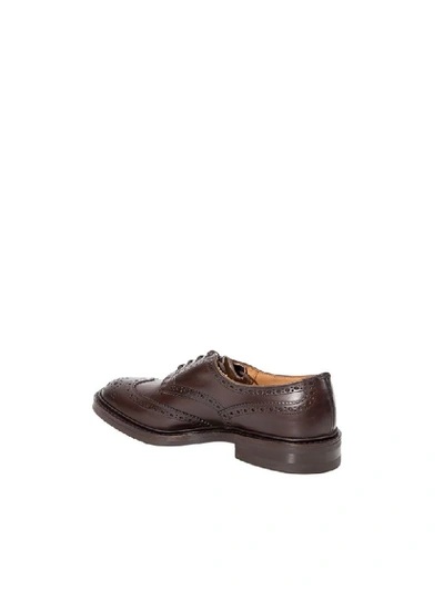 Shop Tricker's Bourton Stringate Trickers In Brown