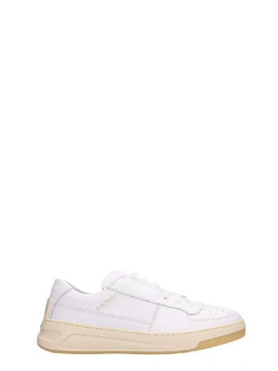 Shop Acne Studios Perey Sneakers In White Leather