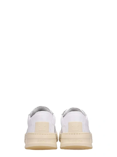 Shop Acne Studios Perey Sneakers In White Leather