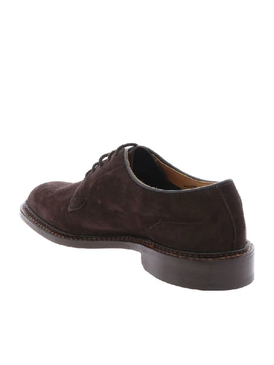 Shop Tricker's Derby In Brown