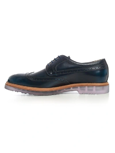 Shop Paul Smith Lace Up Shoes In Turquoise