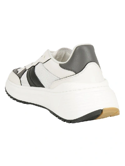 Shop Bottega Veneta Sneakers In Bianco/graphite