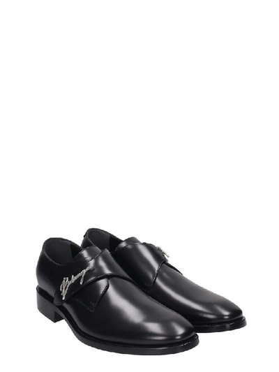 Shop Balenciaga Lace Up Shoes In Black Leather