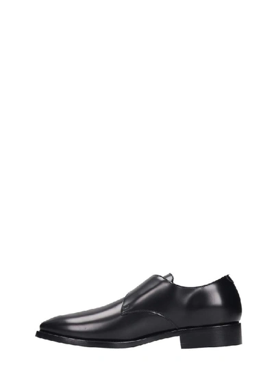 Shop Balenciaga Lace Up Shoes In Black Leather