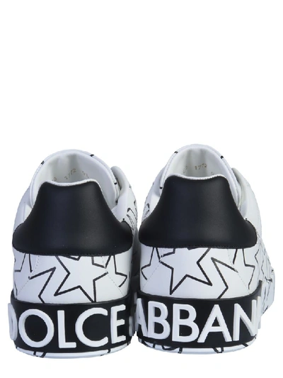 Shop Dolce & Gabbana Portofino Sneaker In Bianco