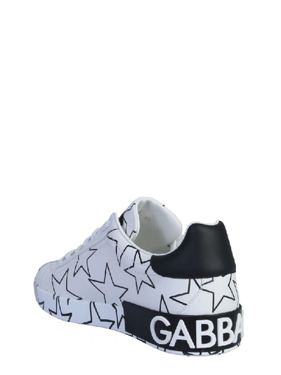 Shop Dolce & Gabbana Portofino Sneaker In Bianco