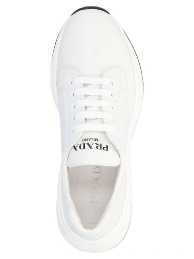 Shop Prada Both Xl Shoes In White