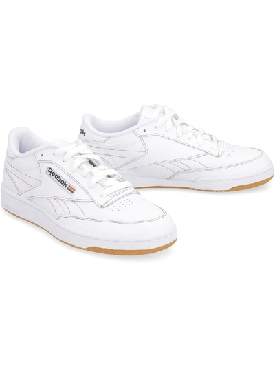 Shop Reebok Club C 85 Leather Low-top Sneakers In White