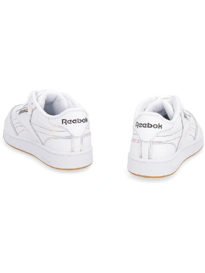 Shop Reebok Club C 85 Leather Low-top Sneakers In White