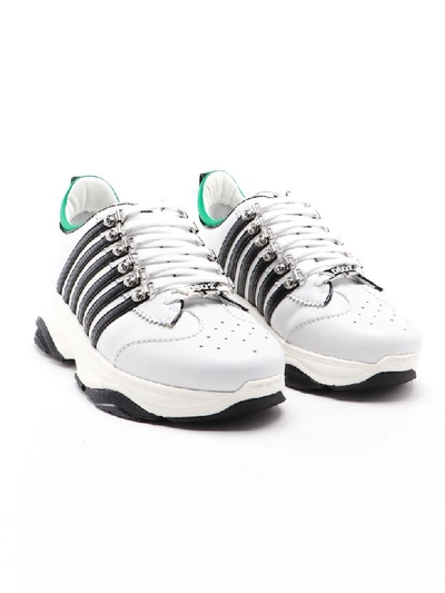 Shop Dsquared2 Bumpy 251 Sneakers In White/black