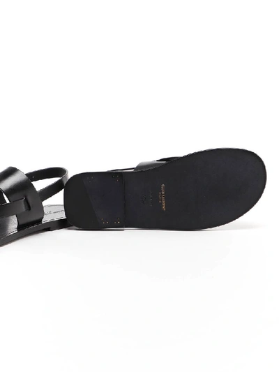 Shop Saint Laurent Culver 05 Sandal In Black