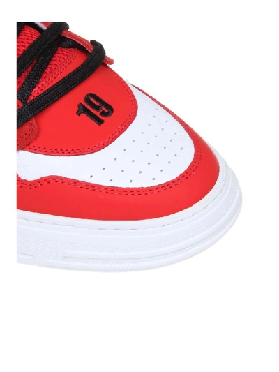 Shop Philipp Plein Sneakers Lo-top Original Leather In Red