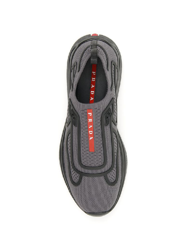 Prada America's Cup Slip-on Sneakers In Grey | ModeSens