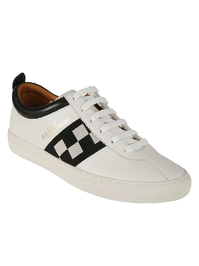 Shop Bally Parcours Sneakers In White