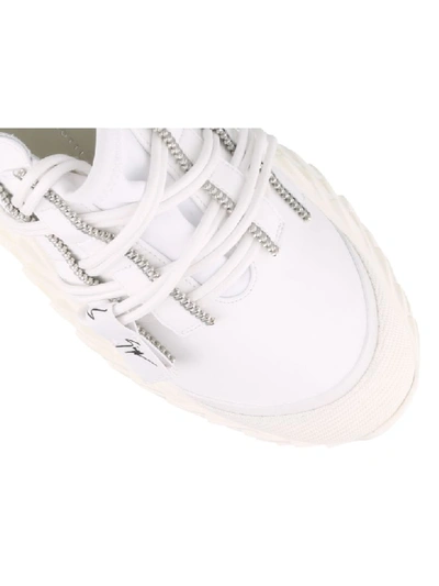 Shop Giuseppe Zanotti Urchin Sneakers In White