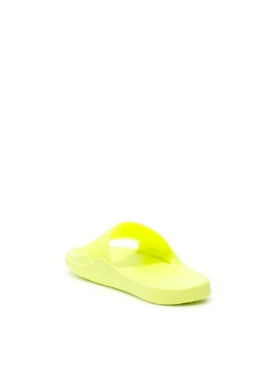 Shop Kenzo Tiger Slides In Citron (yellow)
