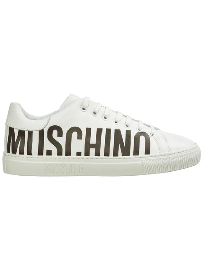 Shop Moschino Lucy Sneakers In Bianco