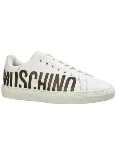 Shop Moschino Lucy Sneakers In Bianco