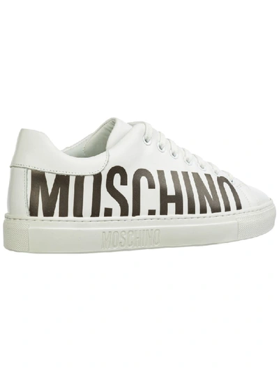 Shop Moschino Lucy Sneakers In Bianco