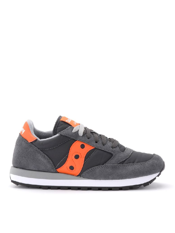 saucony jazz grey orange