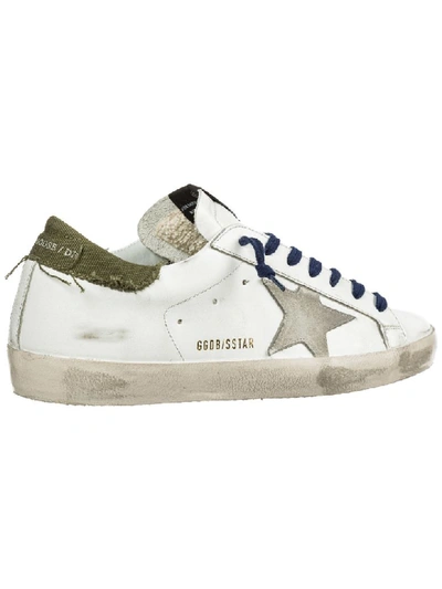 Shop Golden Goose Superstar Sneakers In Bianco