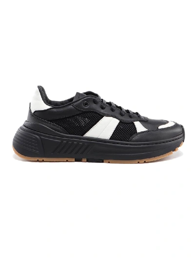 Shop Bottega Veneta Sneaker Speedster In Black/white