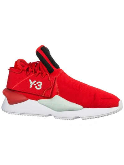 Shop Y-3 Kaiwa Sneakers In Rosso