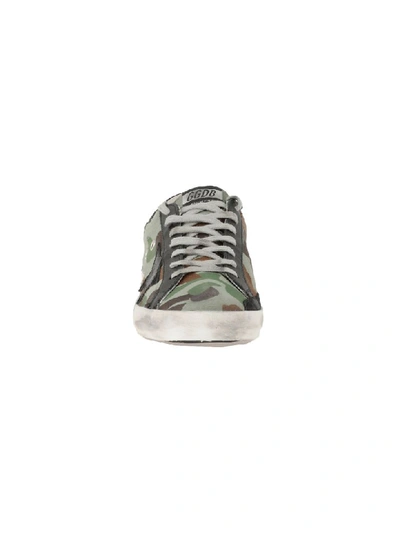 Shop Golden Goose Superstar Sneaker In Camouflage-black Star