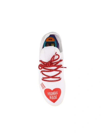 Shop Adidas Originals By Pharrell Williams Adidas By Pharrell Williams Tennis Hu Human Made Sneakers In White