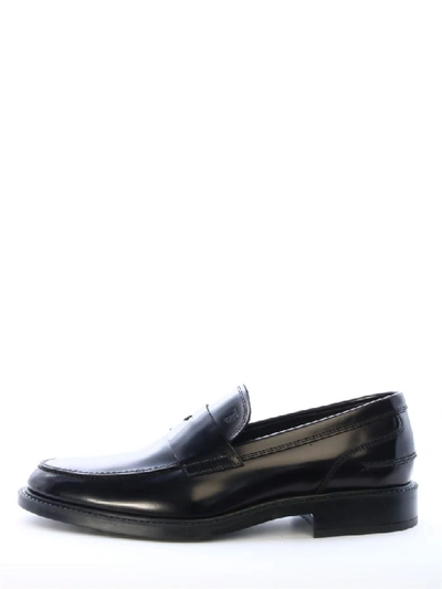 Shop Tod's Mocassin Black Leather