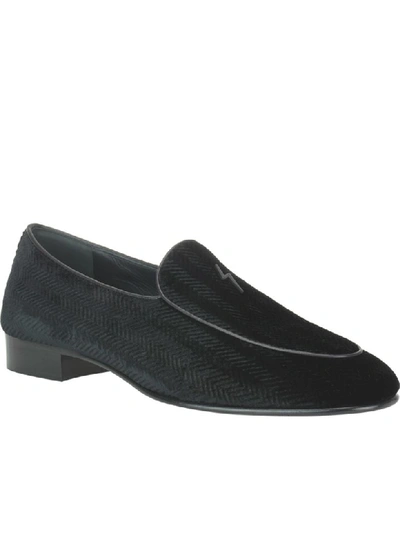 Shop Giuseppe Zanotti G-flash Loafers In Black