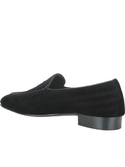 Shop Giuseppe Zanotti G-flash Loafers In Black