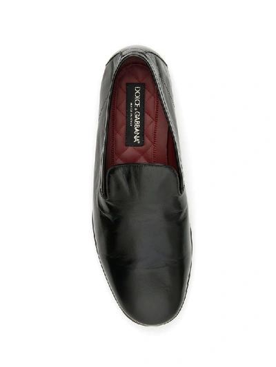 Shop Dolce & Gabbana Erice Loafers In Nero (black)