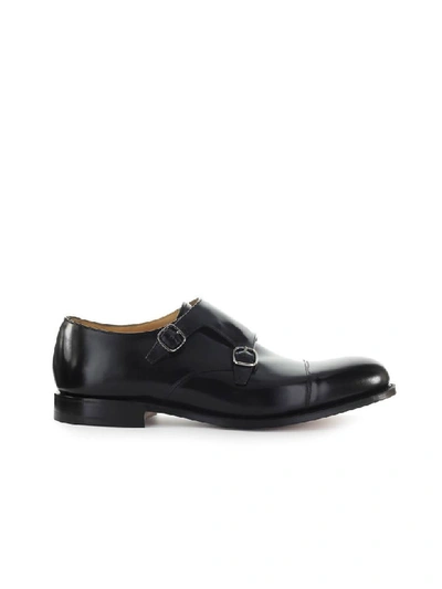 Shop Church's Detroit Black Polishbinder Monkstrap In Black (black)